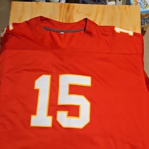 Red Football Jersey with Number 15
